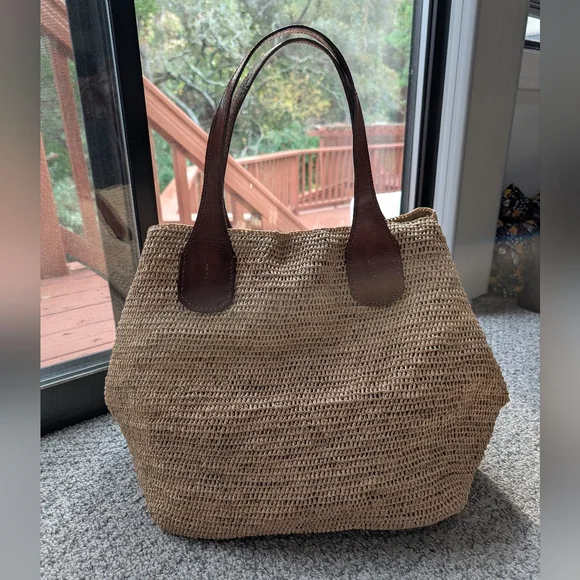 Ibeliv Laza II Raffia Tote Bag - Picture 7 of 14